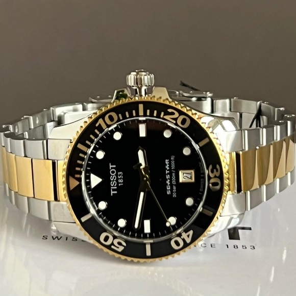 💰SOLD - T120.210.22.051.00 - Tissot Women’s Seastar 1000 Quartz Watch - Picture 8 of 13